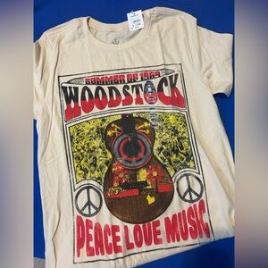 Woodstock Graphic Tee - Cream